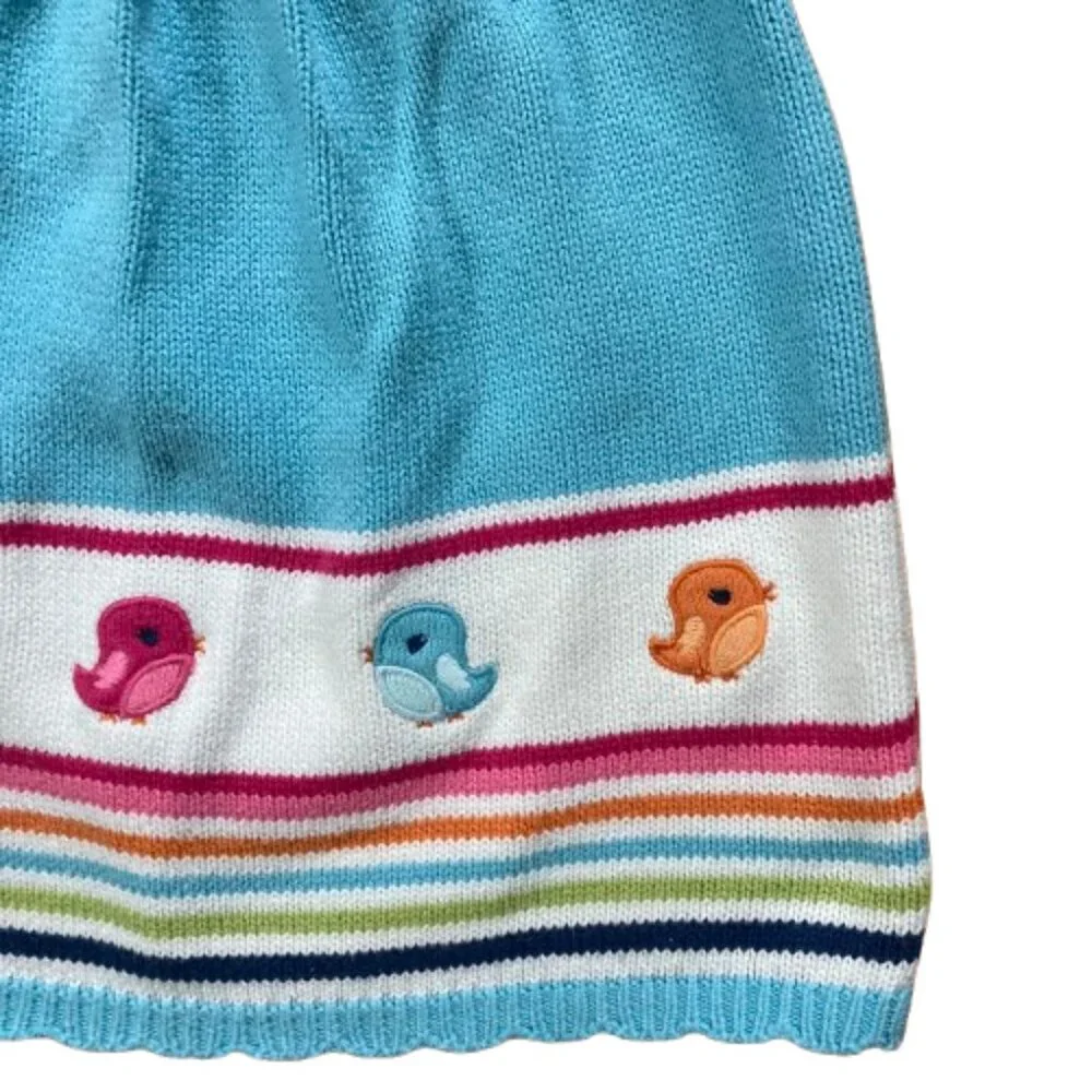 Gymboree Girl's SS Cable Knit Sweater Dress Embroidered Pull-over, 12-18 months